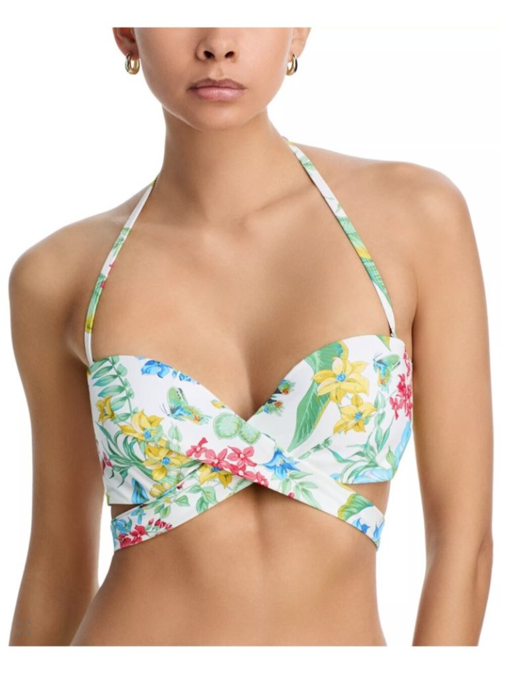 Kobi Halperin Shoshana Bikini Swim Top Floral ( S )